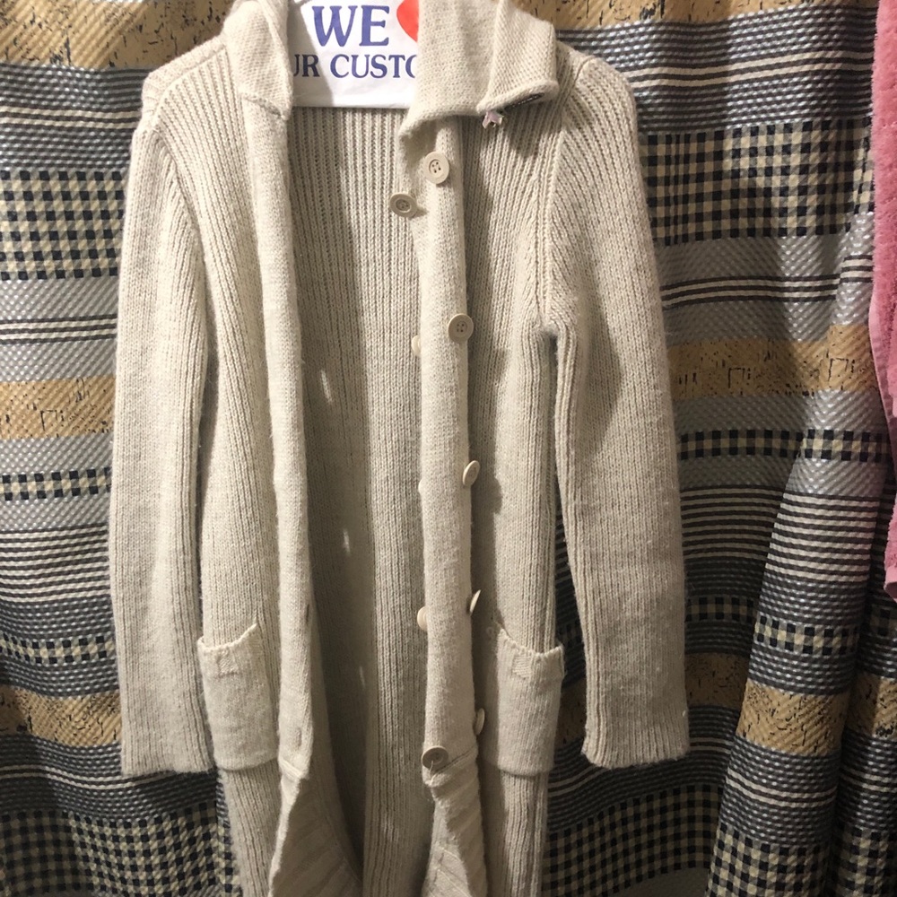 “twin-set” Simona Barburi kids beige cardigan